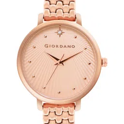 GIORDANO Women Embellished Dial & Stainless Steel Bracelet Style Straps Analogue Watch-picture-18