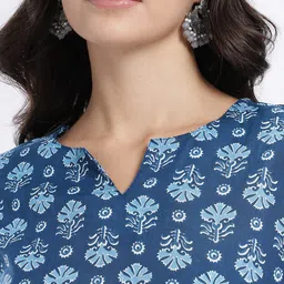 Anouk Rustic Ethnic Motifs Print Cotton Kurta image 5