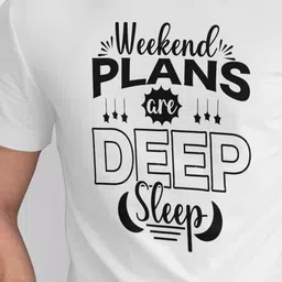 Seekbuylove Men Typography Printed Bio Finish T-shirt image 4