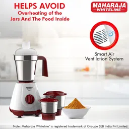 maharaja whiteline MG 1..2..3 500 W Mixer Grinder image 3