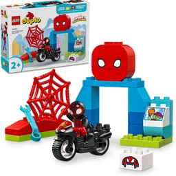 lego DUPLO Marvel Spins Motorcycle Adventure Set 10424 ( 24 Blocks)-picture-13