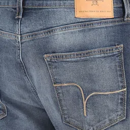 Flying Machine Men Blue MJ Mankle Slim Fit Low-Rise Clean Look Stretchable Jeans image 5