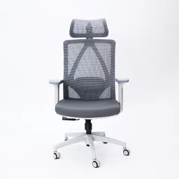 SILLABOUT PHOENIX Ergonomic CHR ,Lumber sup,SyncMech ,2-Years Ltd warranty. Mesh, Fabric Office Adjustable Arm Chair image 1