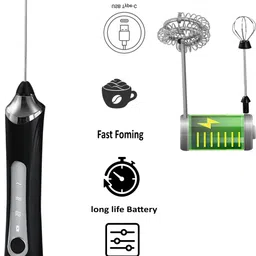 akari 60 W Black Electric Whisk, Hand Blender image 4