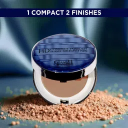 glam21 HD Compact Powder Longlasting Freshness upto 12hrs with Vitamin-E | Matte Finish Compact image 3