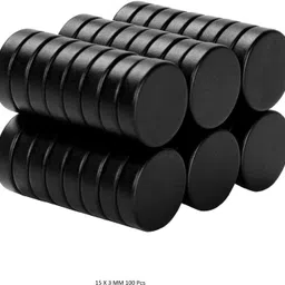 krytone 100 Pcs Round Disc Small Button Magnets Set(15 X 3 MM)Use As Fridge Magnet, Kitchen Organiser Magnet, Door Magnet, Multipurpose Office Magnets Pack of 100-picture-15