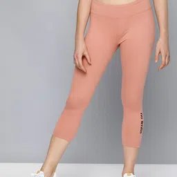 hrx by hrithik roshan Solid Women Pink Tights-picture-17