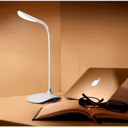 fivanio Power Plus Flexi Swan Led Lamp with touch sensor Emergency Recharge Study Lamp image 5
