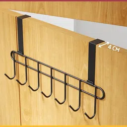 eshopy Smart Over The Door Hook Hanger Organizer Rack with No Hole Drilling Required Hook 1 image 5