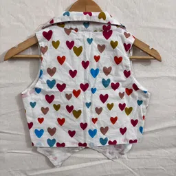 heymatha Printed Women Waistcoat image 5