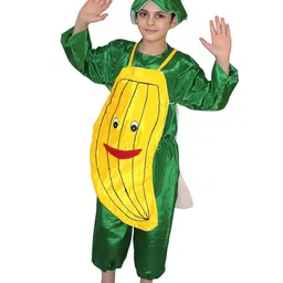 Kaku Fancy dresses Kids Banana Fruits Costume Set image 1