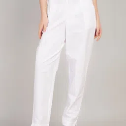 Gora Glama Women Comfort High-Rise Easy Wash Pleated Trousers-picture-21