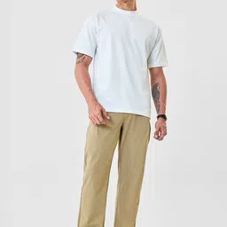 Snitch Men Textured Relaxed Fit Regular Trousers image 2