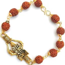 Divine souvenirs Gold Plated Unisex Artificial Beaded Wraparound Bracelet-picture-32