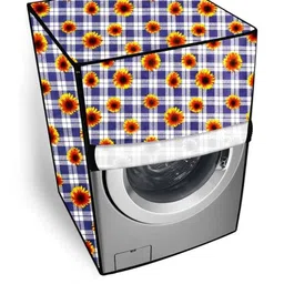 The Furnishing Tree Blue Printed Washing Machine Cover-picture-10