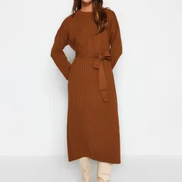 Trendyol Striped Midi Dress image 1