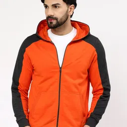 Kalt Men ColourblockedZipper Sweatshirt-image-29