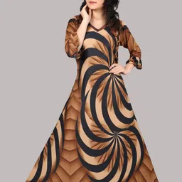 PURSA Women Multi Satin Nightdress-picture-21