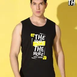 WOOSTRO Men Pack Of 2 Typography Printed Scoop Neck Cotton Slim Fit T-shirts-image-10