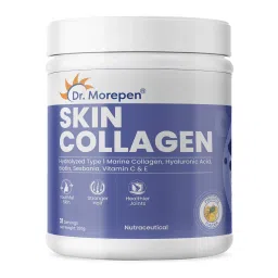 Dr. Morepen Skin Collagen Protein Powder With Hyaluronic Acid, Vitamin C, Sesabania & Biotin For Healthy Skin | Pineapple Flavour | 250g-image-29