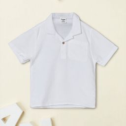 max Boys Polo Collar Short Sleeves Pure Cotton Pockets T-shirt-picture-46