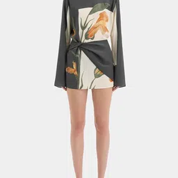 StyleCast x Revolte Floral Printed Sheath Mini Dress image 2