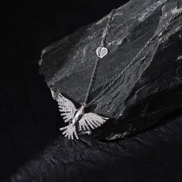 VOGUE PANASH Silver-Plated Animal Shaped Pendants with Chains-picture-25