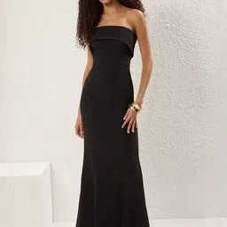 Trendyol Women Strapless Backless Maxi Dress-picture-38
