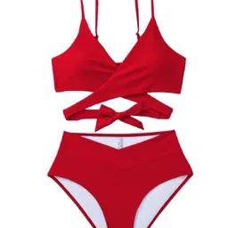 Fookre V-Neck Swim Bikini Set image 3