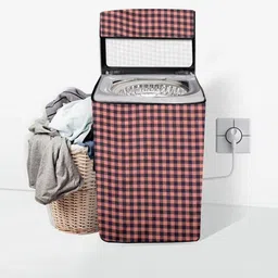Stylista Brown PVC Washing Machine Cover-picture-11
