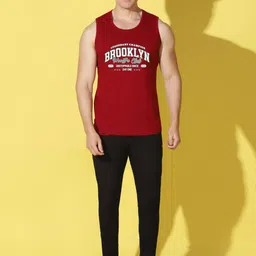 WOOSTRO Pack of 2 Printed Combed Cotton Innerwear Vests with Intelliease Technology image 2