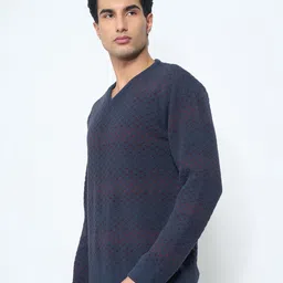 Peregrine by Pantaloons Men Striped Long Sleeves Fashion image 4