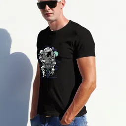 Moda Rapido Men Graphic Printed Round Neck Cotton T-shirt image 5