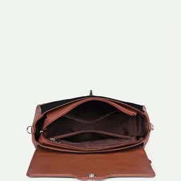 ZOUK Floral Printed Structured Satchel image 3