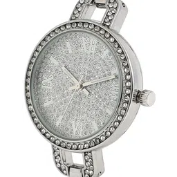 HAUTE SAUCE by Campus Sutra Women Set Of Orne Roman-Link Watch & Bracelet SSM25_HSWB5135 image 3