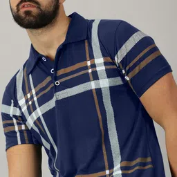 THE BEETEL HOUSE Men 2 Printed Polo Collar Pockets T-shirt image 2