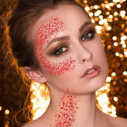 Comet Busters Set Of 3 Face Chunky Glitter Body Shimmer Eye Makeup - 5 g Each - GLT040 image 2