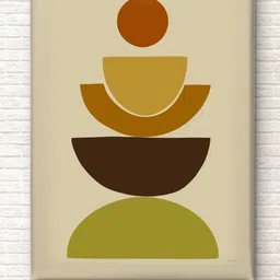 SAF Cream-Coloured Canvas Wall Paintings image 4