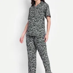 TILISM Printed Pure Cotton Shirt With Trouser Co -Ords image 2
