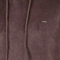 Crimsoune Club Men Self Design Hooded Full Sleeves Sweatshirt image 5