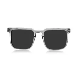 Dervin Unisex Grey Lens & Blue Square Sunglasses with image 4