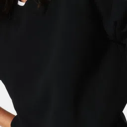 MISCHIEF MONKEY Women Solid Oversized Sweatshirt image 3