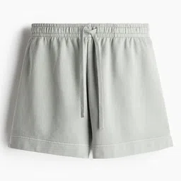 H&M Washed Cotton Sweatshorts-picture-52