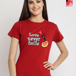 Tromko Women Typography Printed T-shirt-picture-9