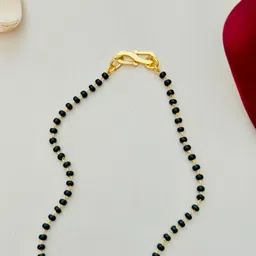 Anouk Gold-Plated Artificial Stones and Beads Mangalsutra image 5