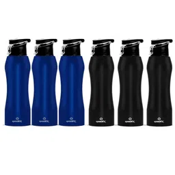 Speedex Blue & Black 6 Pieces Stainless Steel Water Bottle - 1000 ml Each-picture-30
