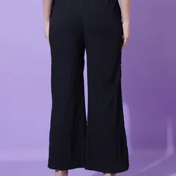 LECOWAR Women Pack Of 2 Relaxed High-Rise Trousers image 5