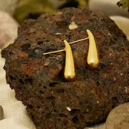 Beenth & Doneth 18K Gold Plated Tear drop Earrings image 2