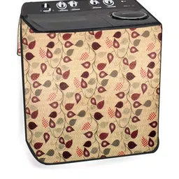 The Furnishing Tree Yellow PVC Washing Machine Covers-picture-37