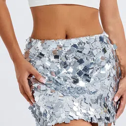 LULU & SKY Embellished Straight Mini Skirt-picture-31